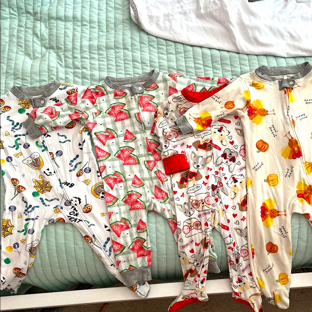 Organic Cotton 3 Burts Bees 1 Honest Brand Baby Pajamas